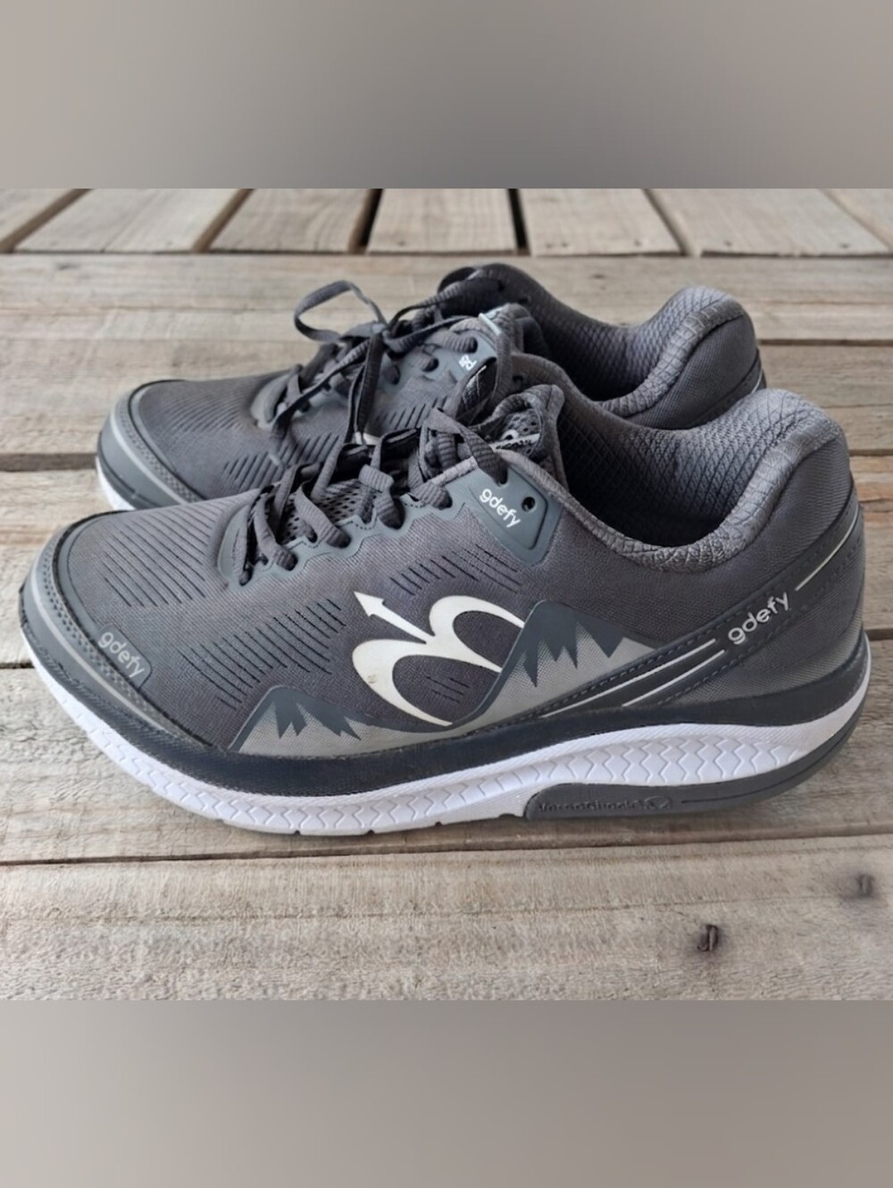 NEW Men’s G-Defy Gravity Defyer Walking Shoes Grey (No Insoles)